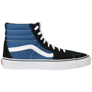 VANS SK8-HI SHOE BLUE AND‎ BLACK SIZE: MENS 6.5